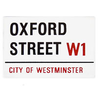 60 x 40mm Street Sign - magnets